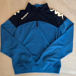 Kappa Quarter-Zip Cycling Jumper (Blue)